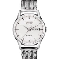 Tissot Mens Heritage Visodate Automatic White Dial Mesh Bracelet Watch T019.430.11.031.00